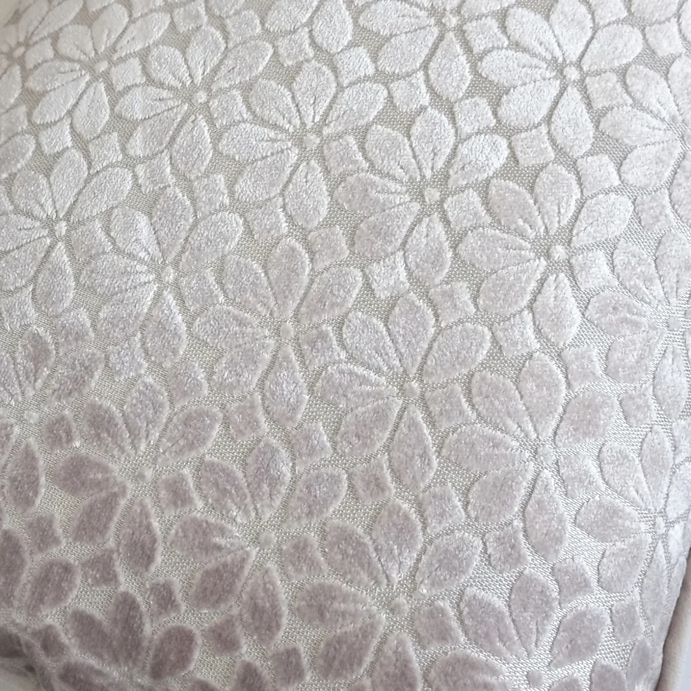 Sag Harbor Decorative Elegant Floral Velvet Genuine Duck Feather Pillow 14